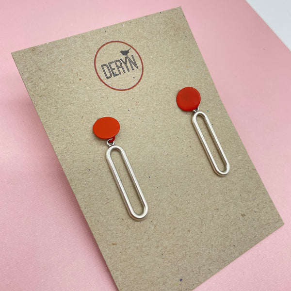 Earrings - multi colours Deryn Jewellery Rust 