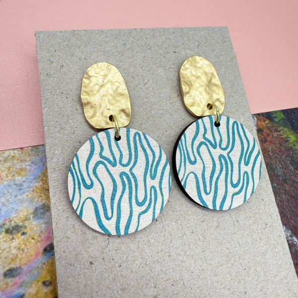 Doodle Blue Drop Deryn Jewellery 