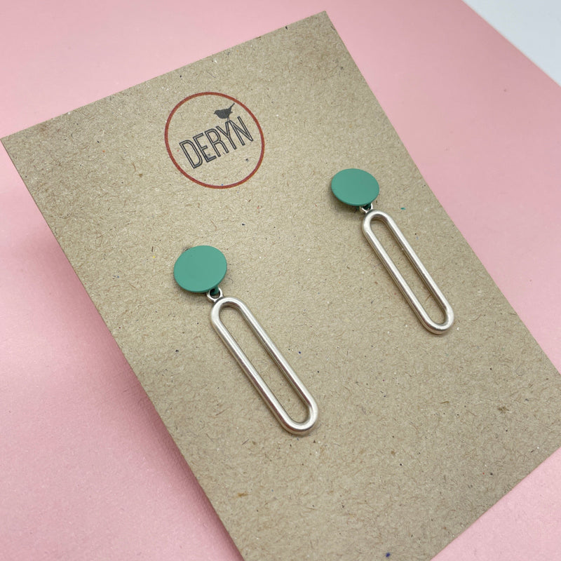 Earrings - multi colours Deryn Jewellery Green 