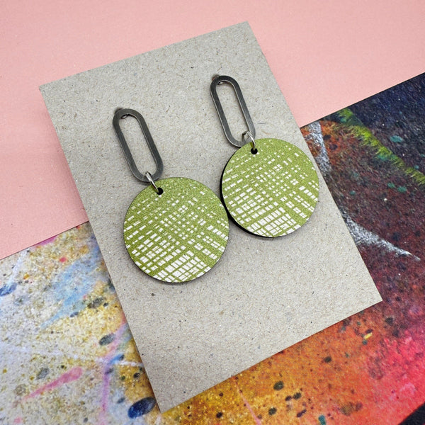 Doodle green drop Deryn Jewellery 