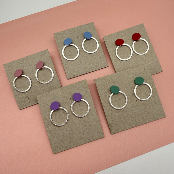 Earrings - multi colours Deryn Jewellery 