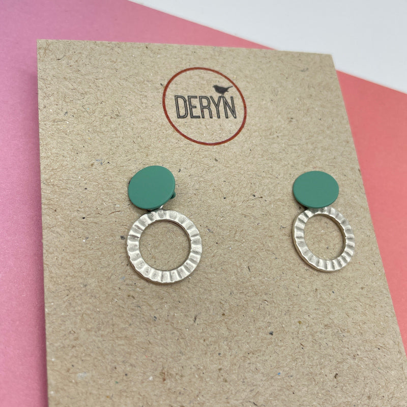 Earrings - multi colours Deryn Jewellery Green 