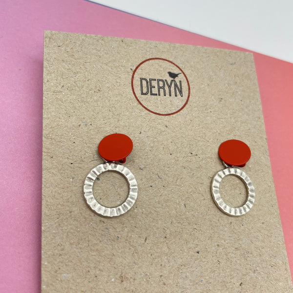 Earrings - multi colours Deryn Jewellery Rust 
