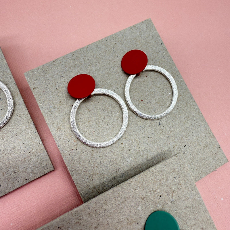 Earrings - multi colours Deryn Jewellery Rust 