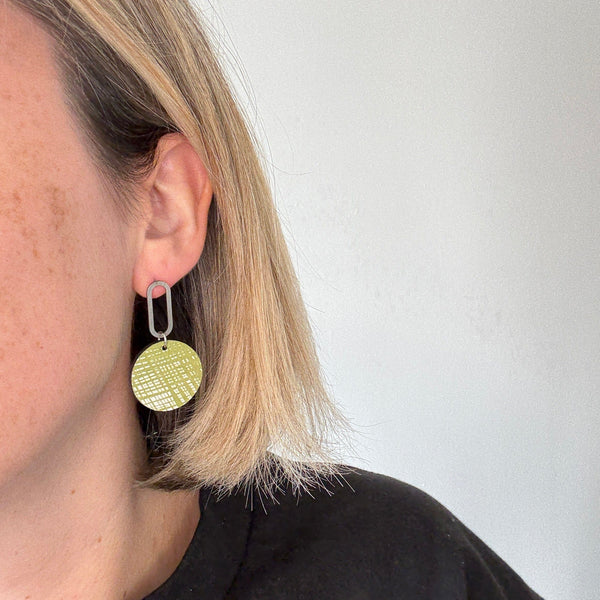 Doodle green drop Deryn Jewellery 