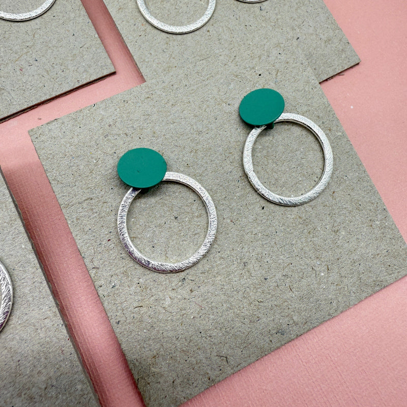 Earrings - multi colours Deryn Jewellery Green 