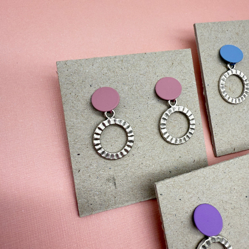Earrings - multi colours Deryn Jewellery Pink 