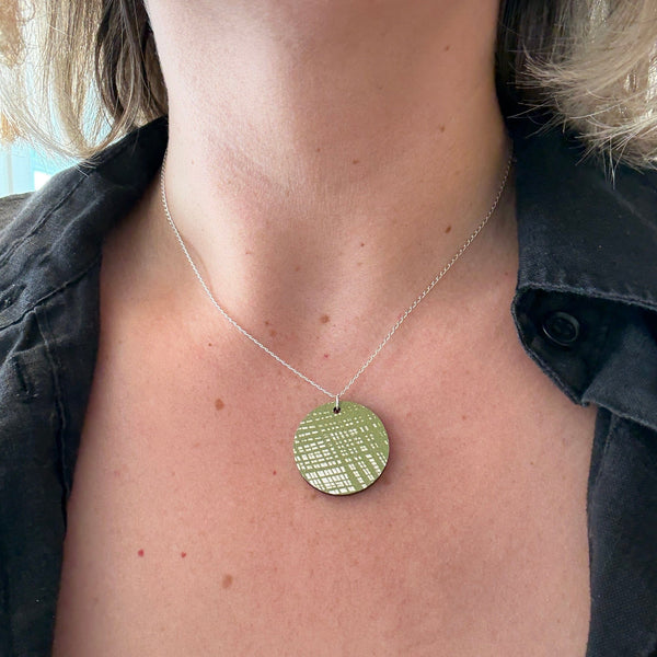 Doodle Necklace - Green Deryn Jewellery 