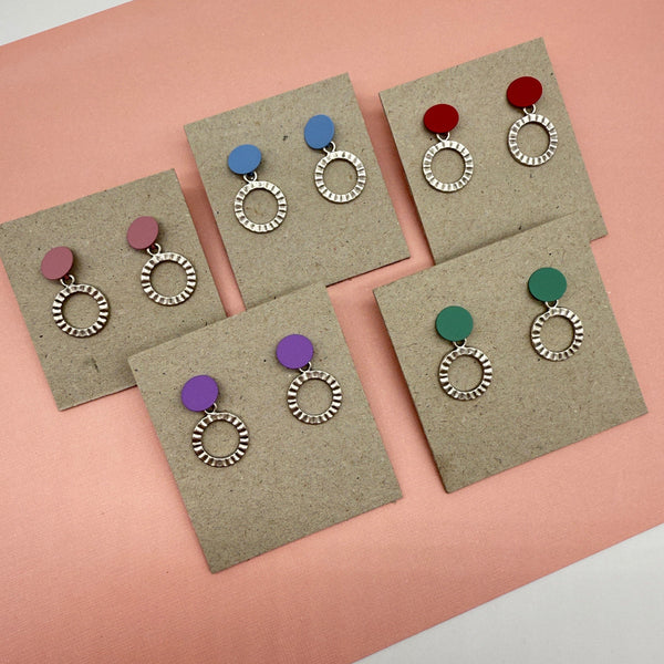 Earrings - multi colours Deryn Jewellery 